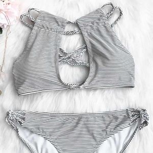 Cupshe Striped Bikini -2 piece
